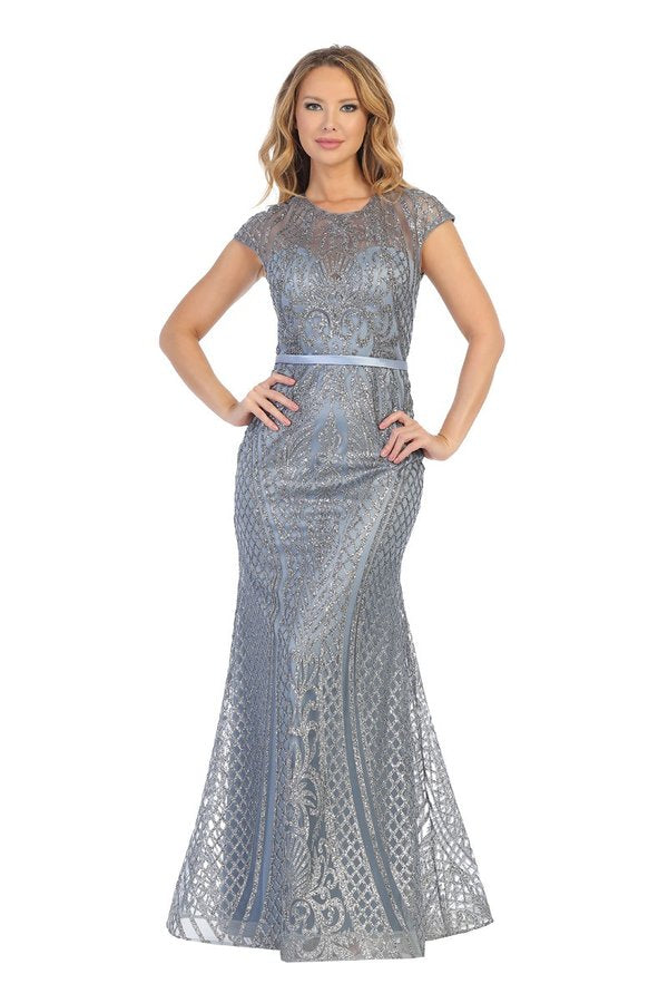 Alice Contrast Lace Ball Gown
